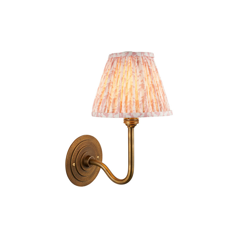 Aletriz Steel Armed Sconce, Cream
