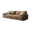 Coffee Polyester Modular Sofa cushion Loveseat