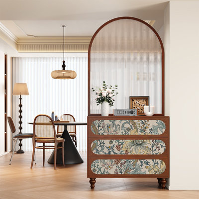 French  tempered glass screen cabinet