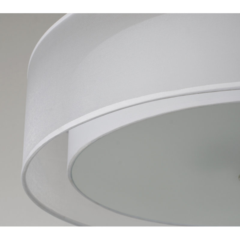 Lustre tambour 3 lumières à abat-jour anaie