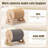 Casea Rotatable Cat Scratcher with Built-in Bells/Catnip