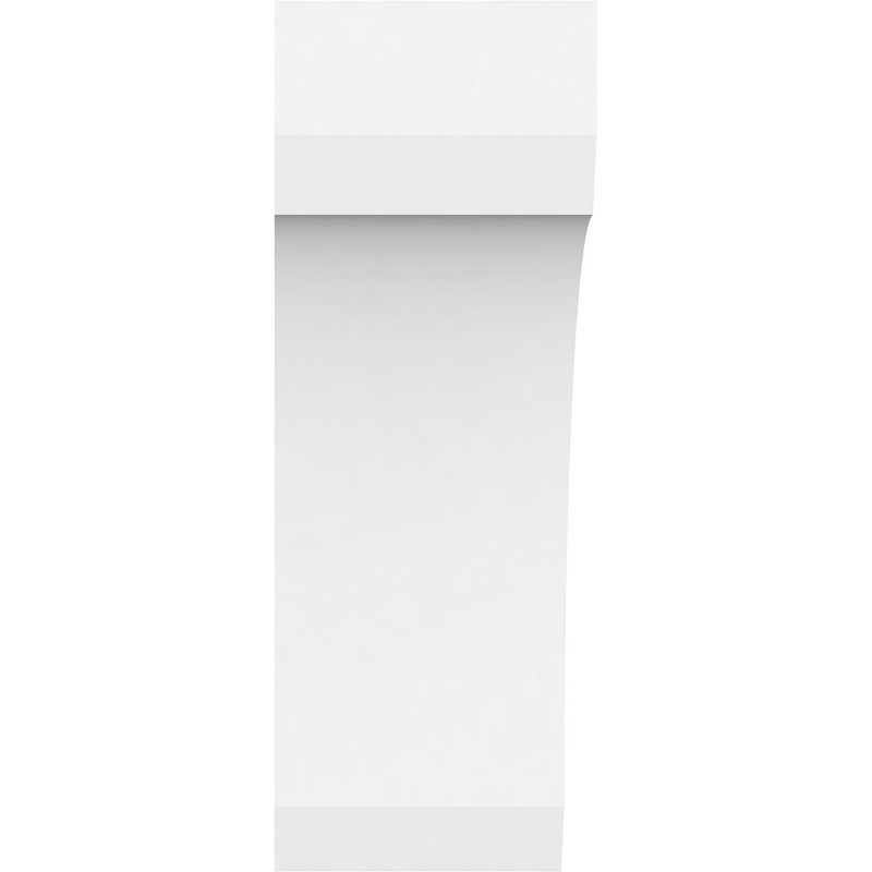 Attelle de genou standard en PVC de qualité architecturale, H 10 po x l 3 po x P 6 po
