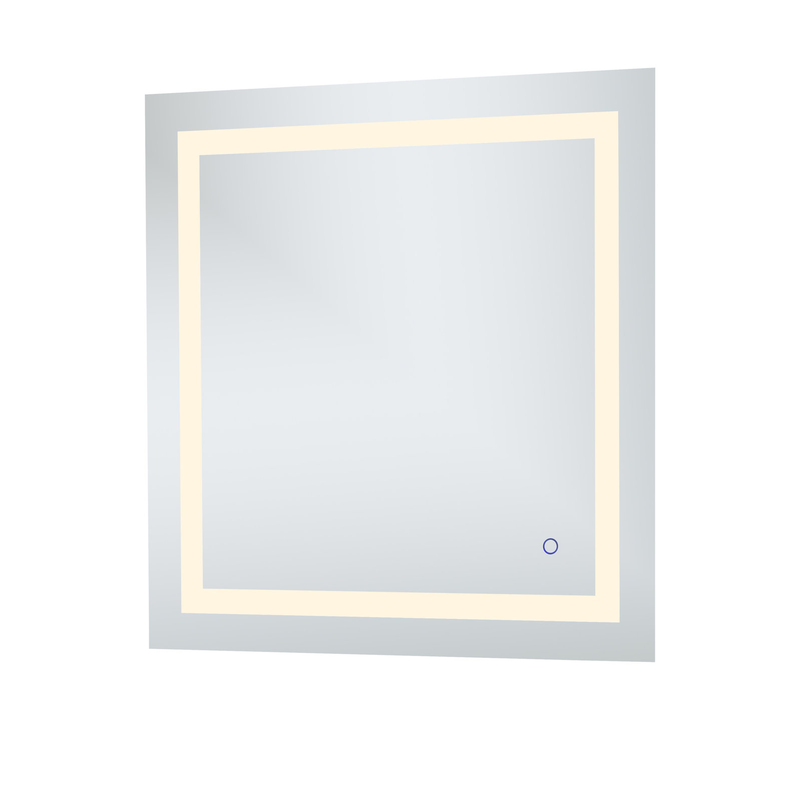 Scoles Flat Wall Mirror, 30" x 30"