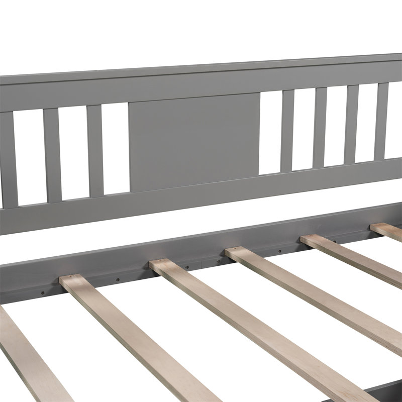 Rashann Daybed with Drawers, Gray, Full / Double