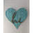 12" Whitewash Reclaimed Wood Heart Wall Decor-2063018282-2063018287