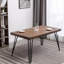 Ensemble de salle à manger 6 pièces: table en épingle à cheveux et 4 chaises + banc-1306712757