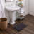 Kalb Solid Cotton Non Slip Machine Washable Bath Rug-1756030119-1756030142