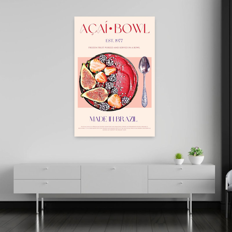 «Vibrant Aasaas Fruit Bowl», art mural vibrant, H 60 po x l 40 po