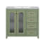 Meuble-lavabo de 36 pouces avec tablettes réglables-108801176