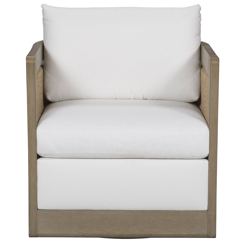 Drift Outdoor Teak Swivel Lounge Chair, Toodaloo Natural