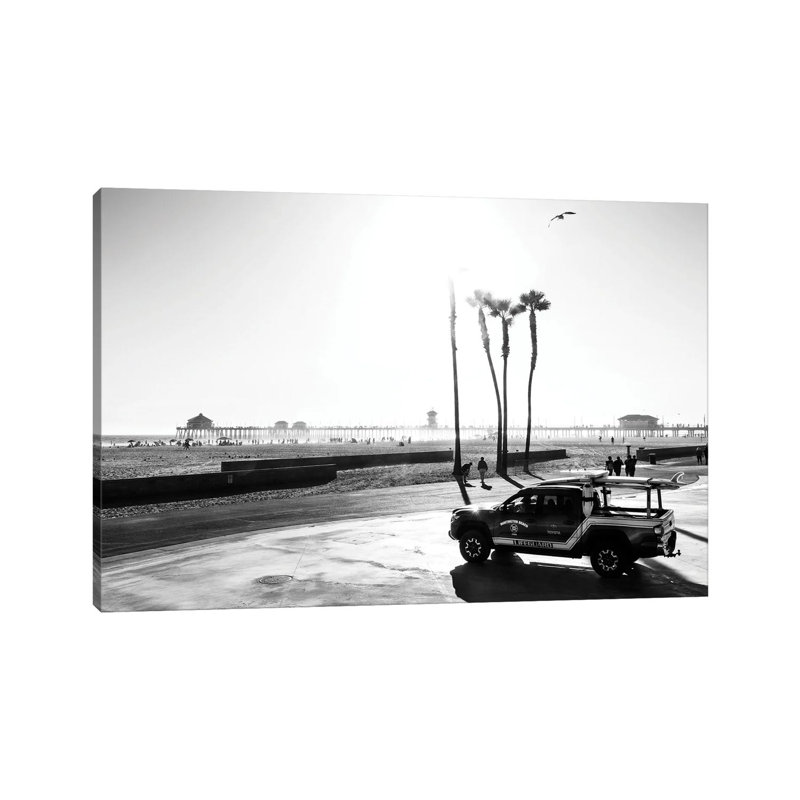 Huntington Beach Lifeguard by Philippe Hugonnard - Wrapped Canvas Print, 66.04 cm H x 45.72 cm W x 1.91 cm D