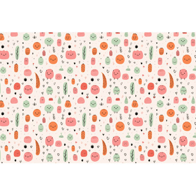 Pink Orange Bedding