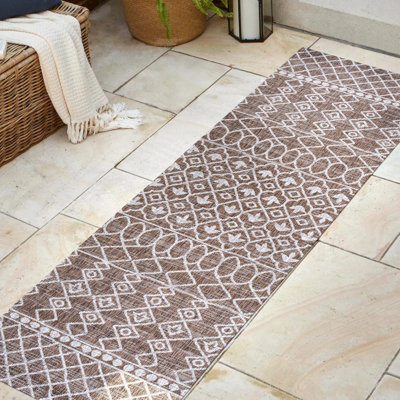Sleymaun Tribal Bohemian Brown/Beige Indoor/Outdoor Rug