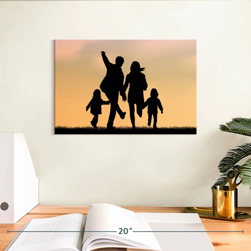 Silhouette de famille Leisha
