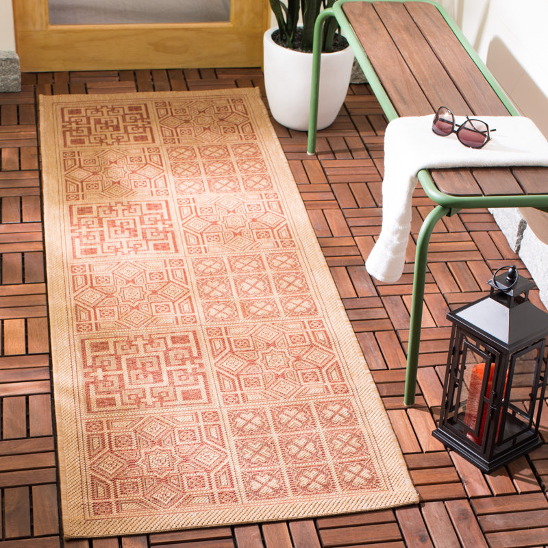 Vedanth Performance Geometric Rug, Runner 2'3" x 8'