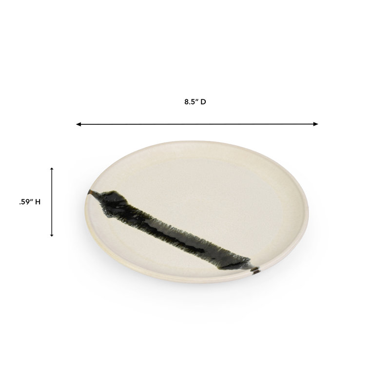 Assiette en grès Lyelah