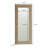 Ashwood Rectangular Wall Mirror with Distressed Woodgrain Frame-184373207