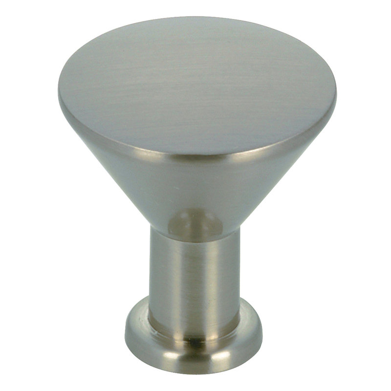 Expression 7/8" Diameter Round Knob, Brushed Nickel