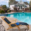 Narmada Outdoor Teak Chaise Lounge-595641221