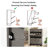 Farmhouse 16 Pair Shoe Cabinet with 2 Storage Drawers-114287904