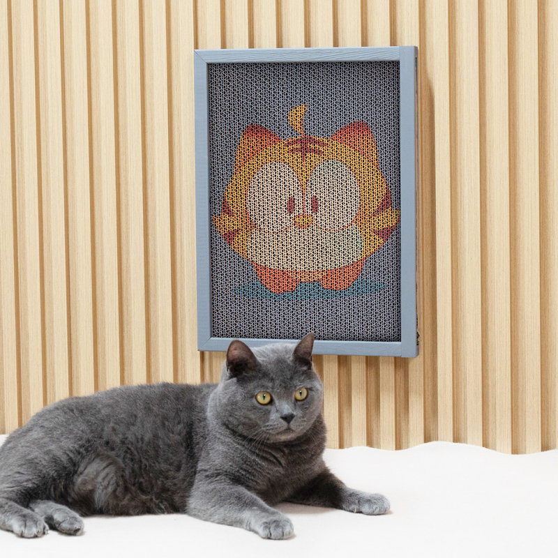 Ensemble de griffoir pour chat avec recharges de coussin remplaçables (7 pièces)