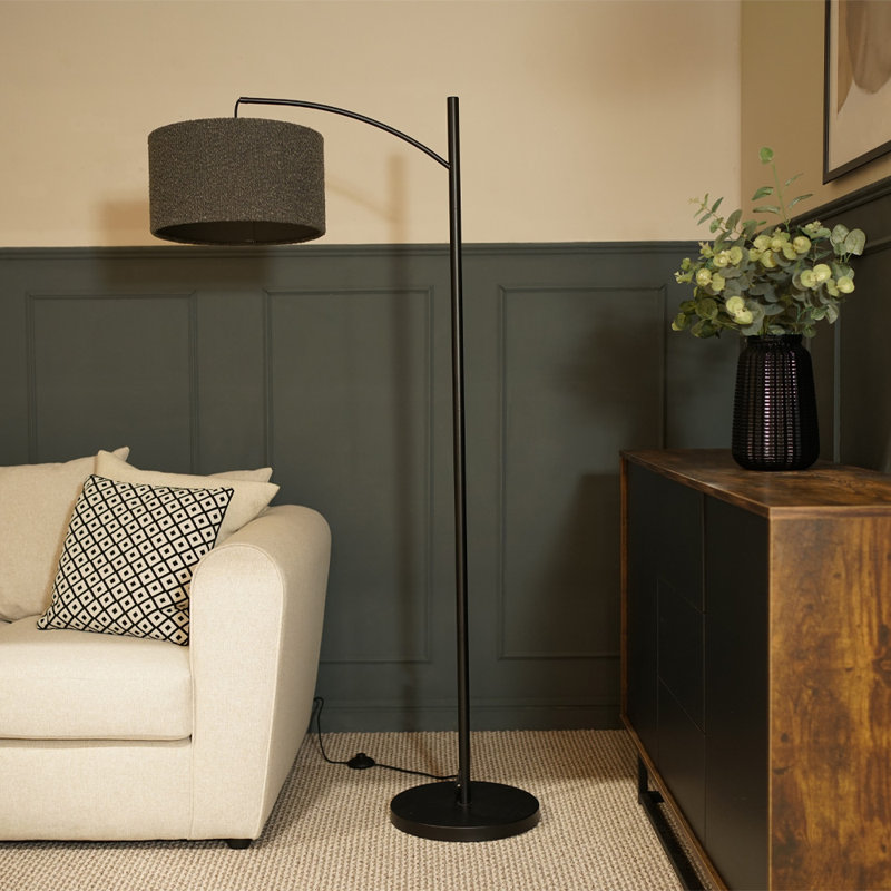 157.5cm Floor Lamp, Charcoal