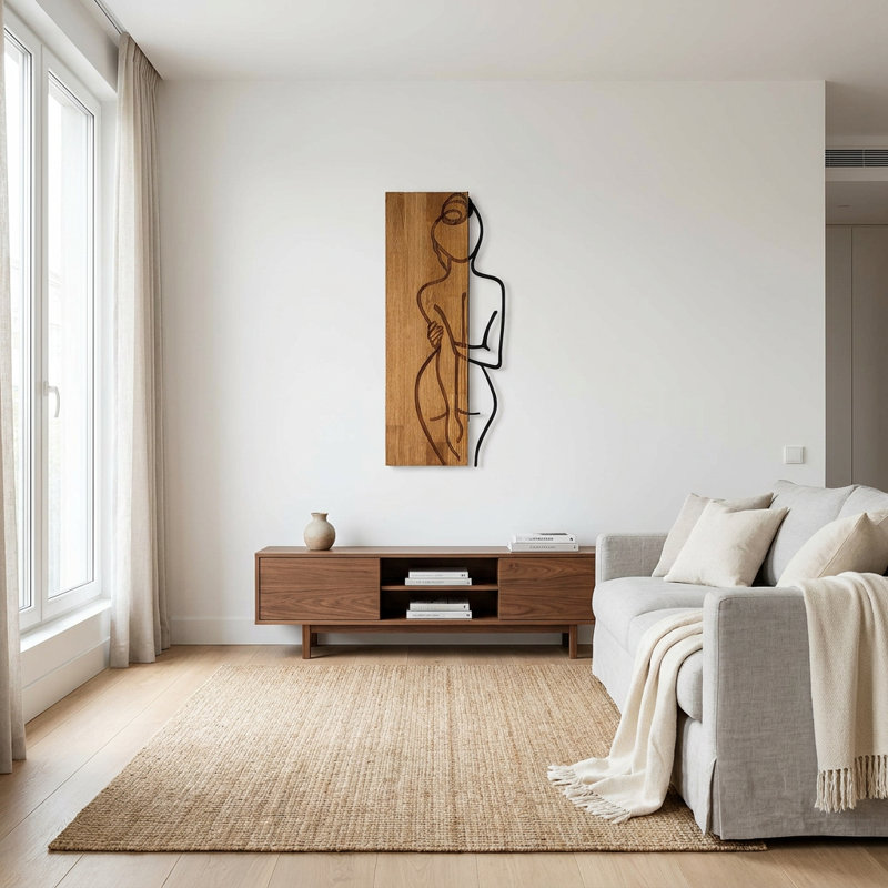 Kenjiro Slatted Wood Wall Panel