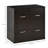 Vinsetto 2-Drawer File Cabinet With Lock And Keys, Vertical Storage Filing Cabinet With Hanging Bar For Letter Size, Home Office, Espresso-120691156
