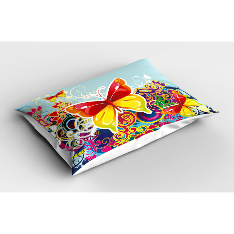 Polyester Floral Sham Set, Twin