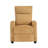 Modern Push Back Recliner Chair Yellow Soft Corduroy Upholstery Comfort Solid Wood Living Room Furniture 1Pc-1991599425