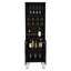 Armoire de bar H Silhill, salon, noir