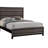 Rustic Grey Oak Queen Panel Bed