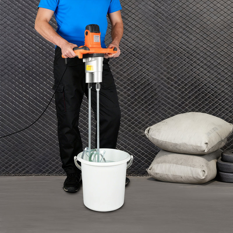 1800W Electric Mortar Mixer 2 Speed