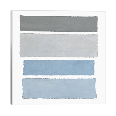 «Painted Weaving on White I», reproduction sur toile