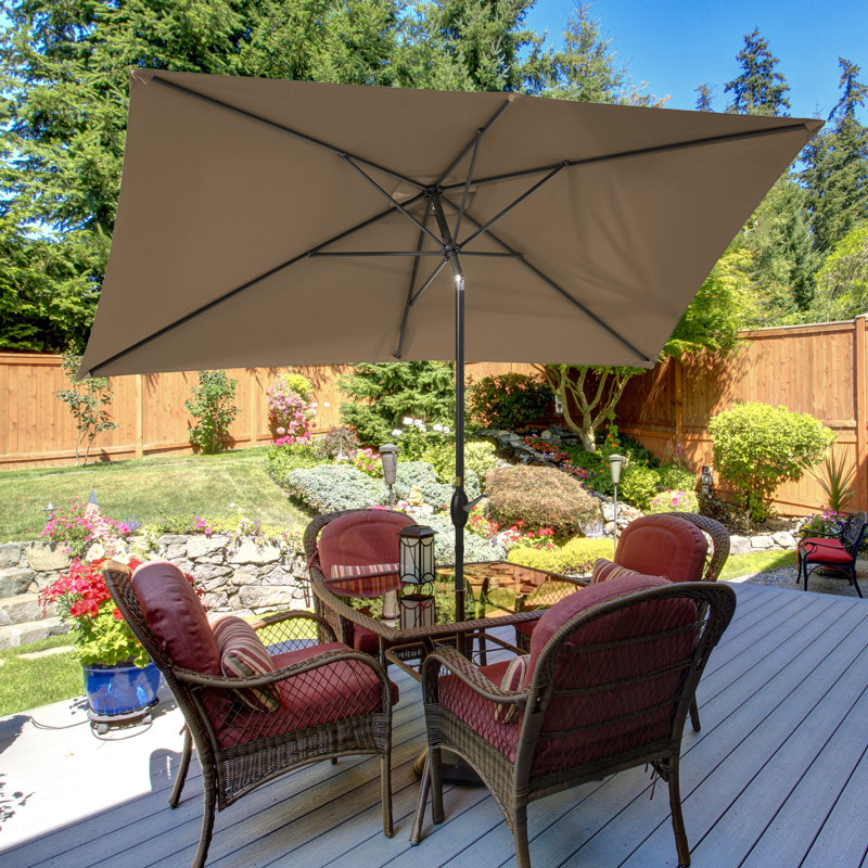 Parasol de 120 po Dorane, Taupe
