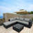 VanGogh 6 - Person Patio Conversation Set with Cushions-1174491194