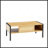 40.16" Rattan Coffee Table-1620339024