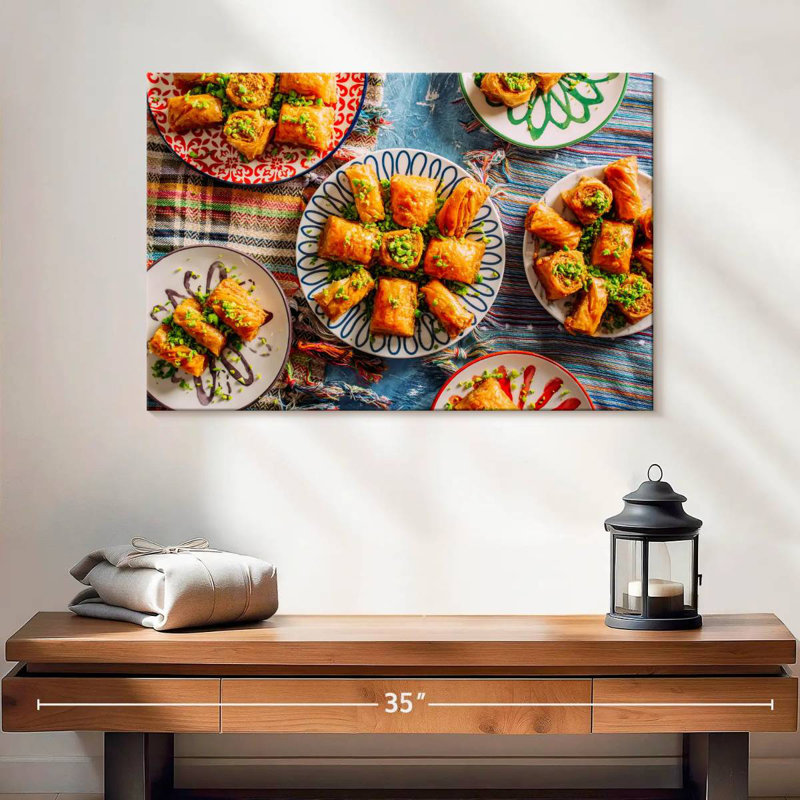 Baklava gastronomique, H 8 po x l 12 po