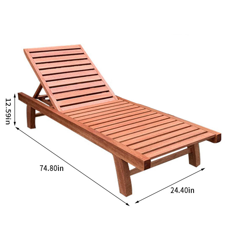 Chaise longue d'extérieur Myamarie