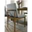 Ensemble de 2 chaises d'appoint en tissu gris clair Natural Tone