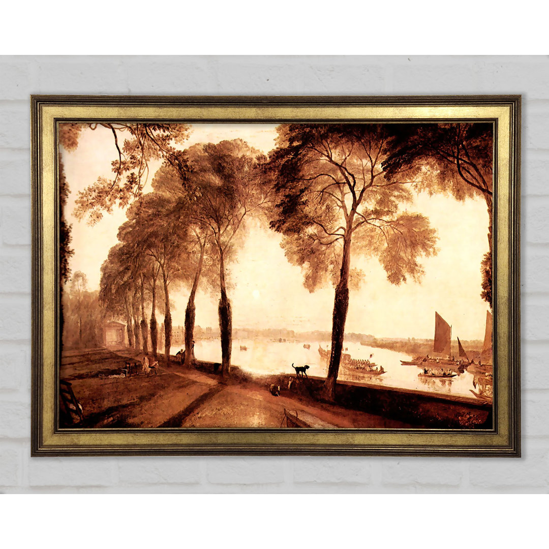 Mortlake Terrace von Joseph Mallord Turner - Einzelner Bilderrahmen Kunstdrucke