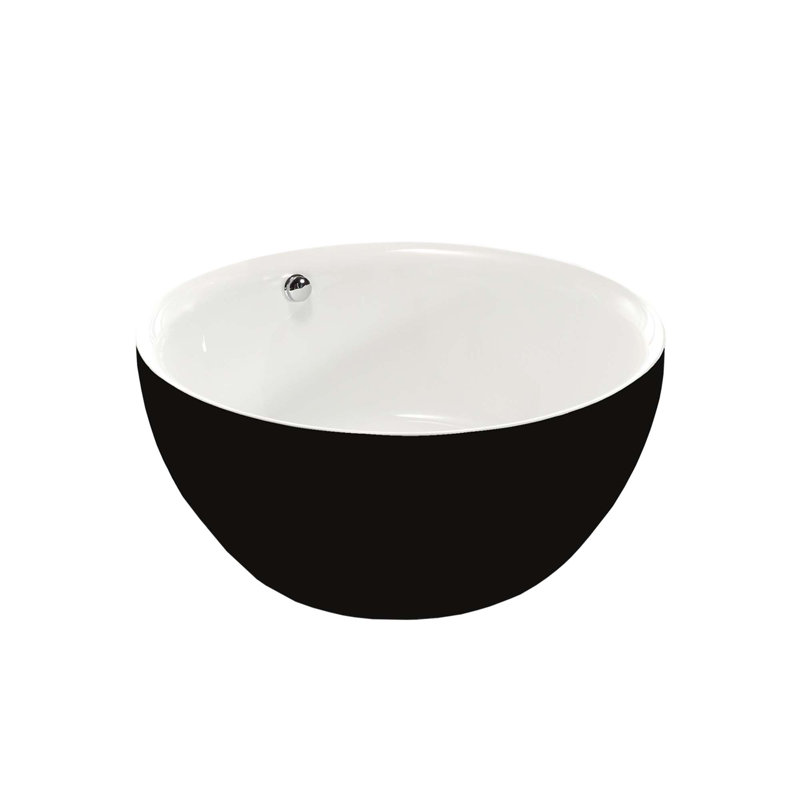 Toulouse 59.1'' x 59.1'' Soaking Acrylic Bathtub