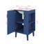 Meuble-lavabo autoportant de 20 po, armoire de salle de bain avec lavabo en céramique, porte à fermeture en douceur, rangement latéral, poignées chic en demi-lune-787143726