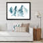 «Blue High Mountain Range II», reproduction sur toile-67390103-67390107