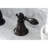 Kingston Brass American Classic Two-Handle 3-Hole Deck Mount Widespread Bathroom Faucet with Retail Pop-Up Drain-53240184