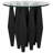 Soldier Glass Top End Table