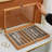 Glass Lid Necklace Organizer Box