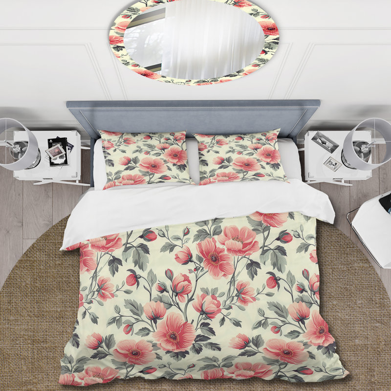 Ensemble de housse de couette Traditional, Housse de couette simple et deux taies décorative