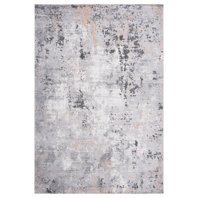 6x9 Loom & Area Rug Grey/multi Abstract. Stain , Non-shedding For Home Office, Eat-in Kitchen, Bedroom, Living Room. Pet Collection. Abstract, Nursery, Safe