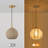 1-Light Boho Kitchen Island Pendant